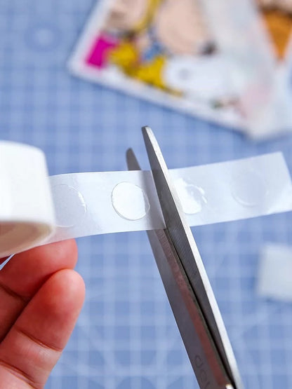 100 Point Dots | Removable Adhesive Point Tape | Double Sided Dots Stickers for Craft Wedding Decoration | Balloon Glue