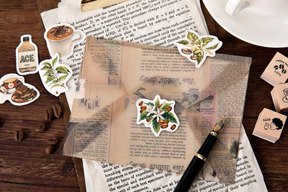 46pcs Coffee Sticker Pack  /  Stickers / Planner Stickers