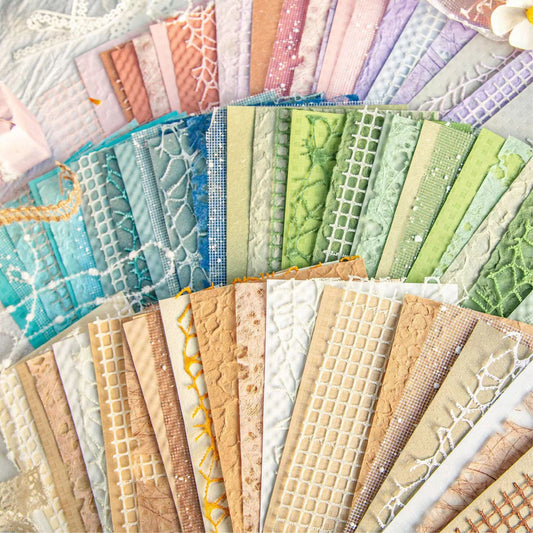 Retro Mixed Material Paper Pack | Assorted Color Decoupage Paper | Collage Paper |  Scrapbooking Junk Journal Vintage Journal Supplies