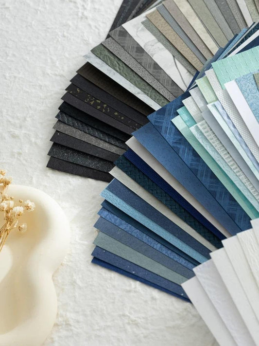 15 Sheets Mixed Material Paper Pack | A5 Size | Assorted Color Cotton Textured Paper Decoupage Paper | Junk Journal Collage Starter