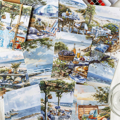 Nature Landscape Collage Decor PET Sticker | Nature Inspired | DIY Deco Stickers Junk Journal Collage Scrapbooking Stationery Supplies