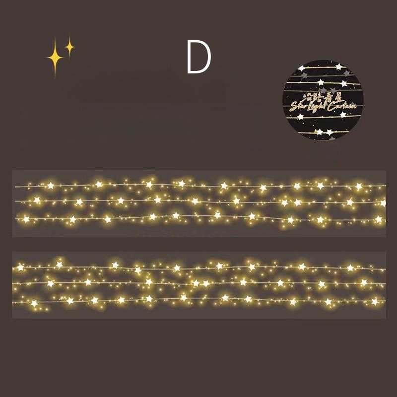 Shimmering  Star PET Tape | Stars Decorative Tape Stickers | Junk Journal Planner Bullet Journal Collage Craft Scrapbooking Supplies