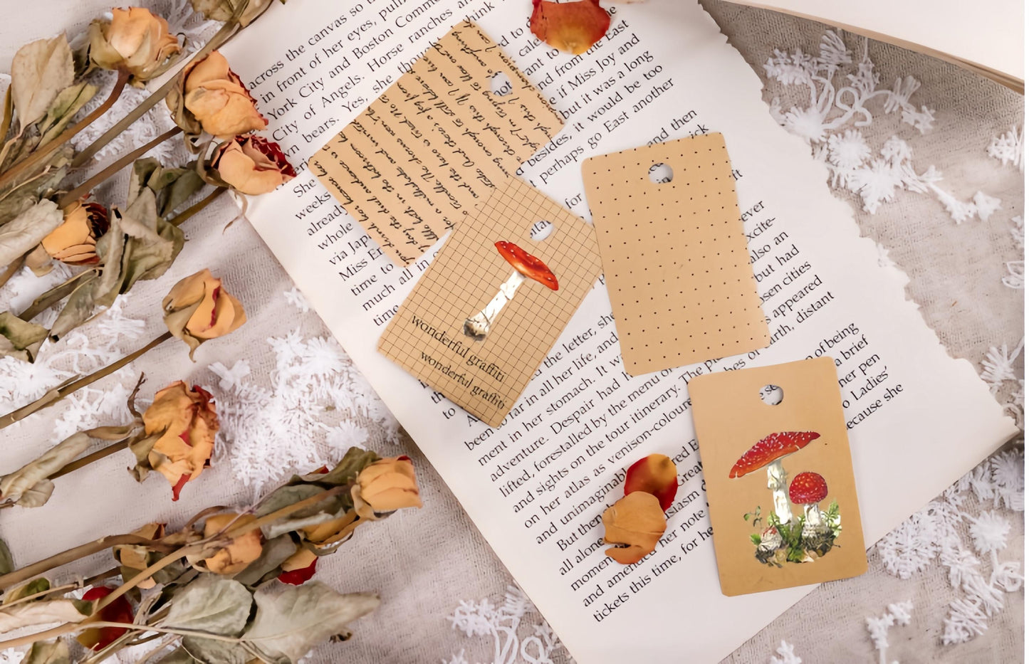 Retro Kraft Paper Decorative Tape | Special Paper Background Tape | Junk Journal  | Journal Ephemera | Scrapbooking | DIY Supply