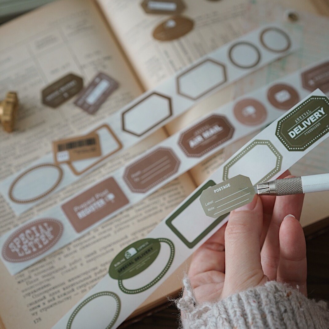 Mail Label Washi Tape | Japanese Decorative Tape |  | Gift Wrapping