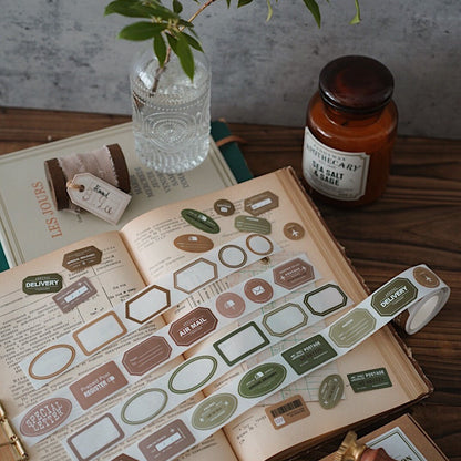 Mail Label Washi Tape | Japanese Decorative Tape |  | Gift Wrapping