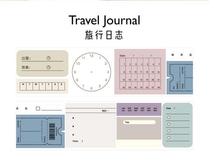 Planner Memo Sticker Tape | Sticky Tabs | Cute Sticky Notes Sticker | Planner Journal Accessories Study School Office Supplies