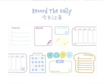Planner Memo Sticker Tape | Sticky Tabs | Cute Sticky Notes Sticker | Planner Journal Accessories Study School Office Supplies