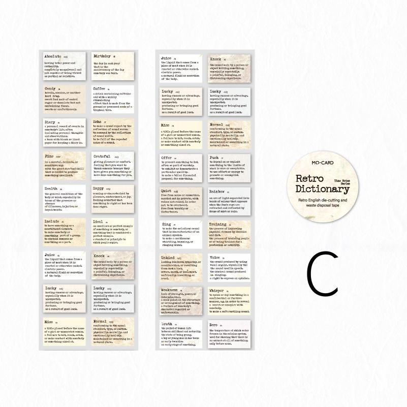 Inspirational Quotes Tape |  Words Phrase Tape | Decorative tape | Retro Planner tape | Journal Scrapbooking Collage Crafting Supplies