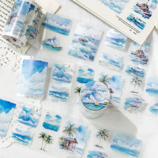 Natural Landscape Tape | Beautiful Scenery PET Tape Roll | Four Seasons Tape | Decorative Tapes | Junk Journal Collage Planner Supplies