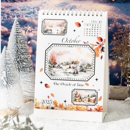 Snow Winter Landscape Decorative Tape | Cozy Winter Tape | Christmas Tape | Junk Journal Collage Scrapbooking Supplies Gift Wrapping