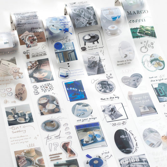 Life Aesthetics PET Tape |  Daily Life Items PET tape | Junk Journal Planner Bujo Tape | Gift Wrapping | Gift for Girls