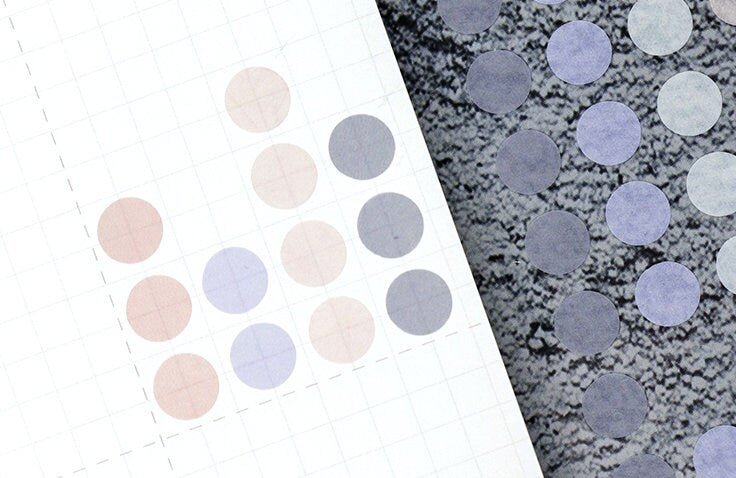 Dots Die Cut Washi Tape | Planner  |  Dot Sticker