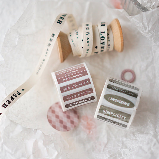 Inspiring Quotes Phrases Washi Tape | Planner |  | Gift Wrapping