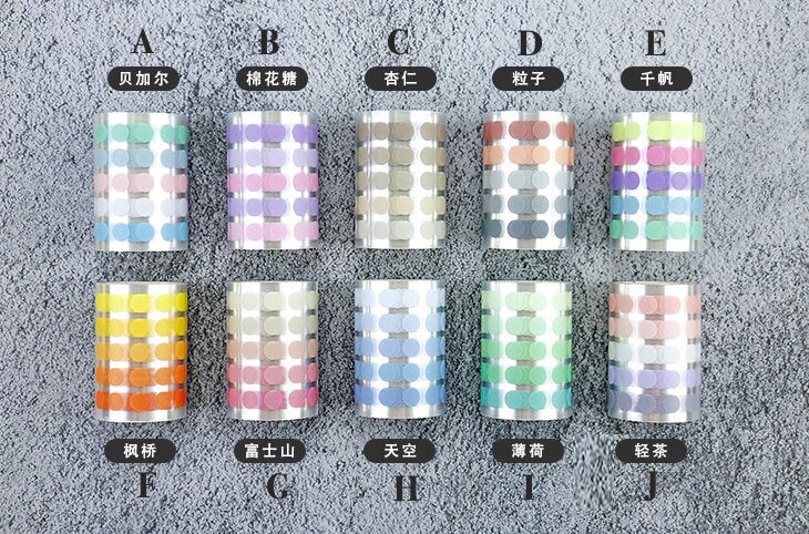 Dots Die Cut Washi Tape | Planner  |  Dot Sticker