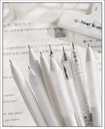 5pcs Minimalist  Pen Set | Black Gel Ink Pens | Planner Pens | Writing Supplies | Cute Stationery Journaling Planner Study Pen Supplies