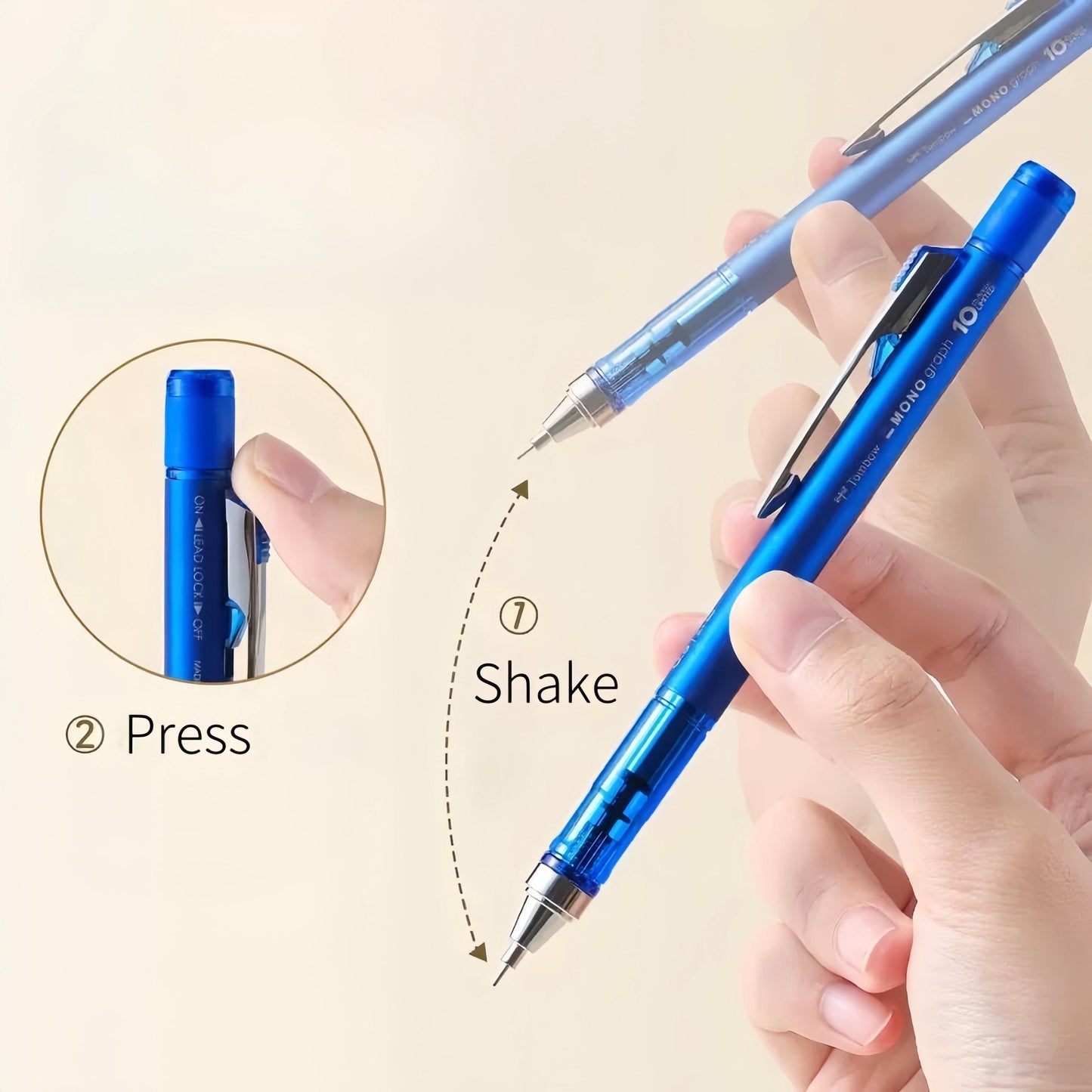 10th Anniversary Limited Edition Tombow MONO Graph 0.5mm Mechanical Pencil | School Office Study Supplies | Back to School