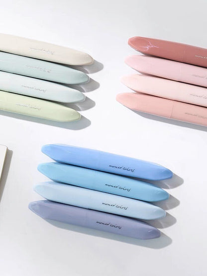 Monet Highlighter Pens｜Coloured Marker Pens | Super Soft Tip | Pastel Colors | Planner Journal Pens | Study School Office Drawing Pens