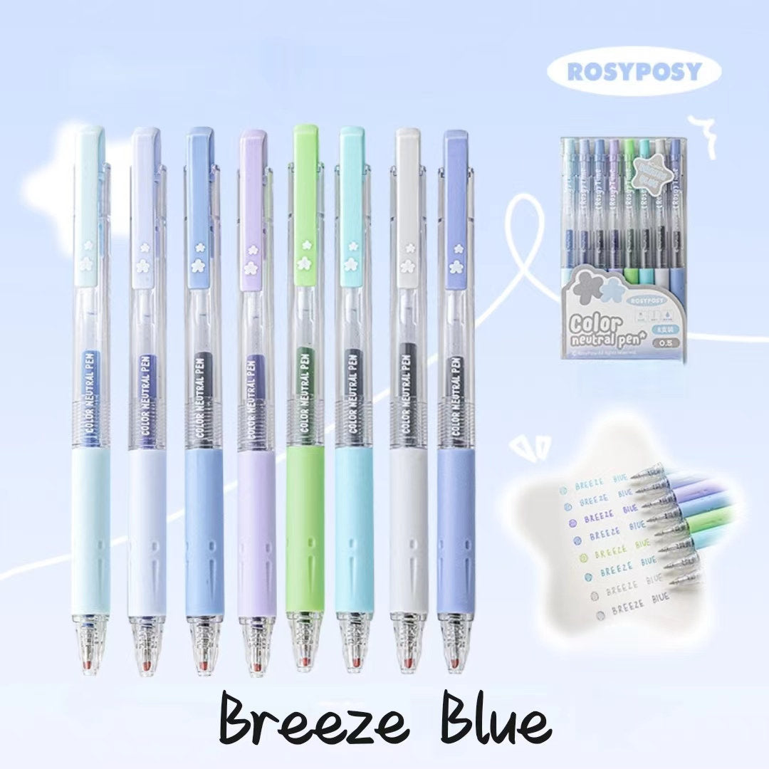 Coloured Juice Gel Pens Set |  Retractable Gel Roller Pen | Writing Supplies | Cute Stationery Journaling Planner Study Arts Pen Supplies