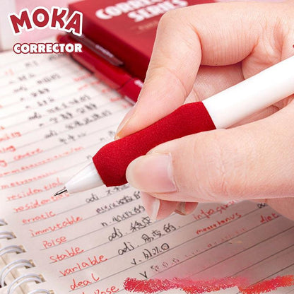 5pcs Red Gel Pens | Red Pens | Smooth Writing Pens | Aesthetic Pen Set | Cute Kawaii Planner School Office Study Pens Stationery