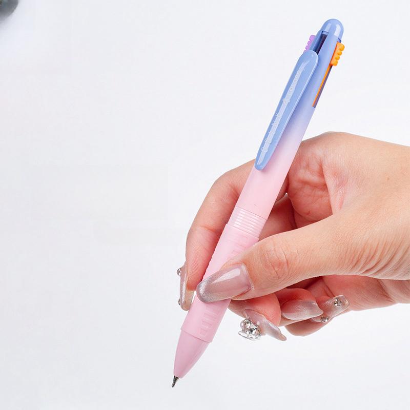 4 Color Gel Ink Pen 0.5mm 0.7mm | Multi Color Gel Pen | Smooth Planner Pens | Student Pen Writing Supplies Stationery