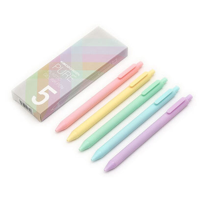 KACO Macaron Pure Color Gel Rollerball Pens  |  Black Ink Pens |  Planner Pens