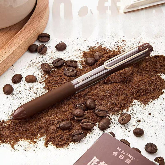 Coffee Flavored Black Ink Gel Pens | ST Writing Pens | Coffee Lover Aesthetic Pen Set | Cute Kawaii Planner School Office Study Pens