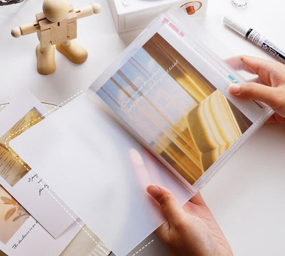 A6 Clear Sticker Photo Storage Album  |  Cutting Dies Storage Album | Photo Album | Sticker Organizer | Desk Organization