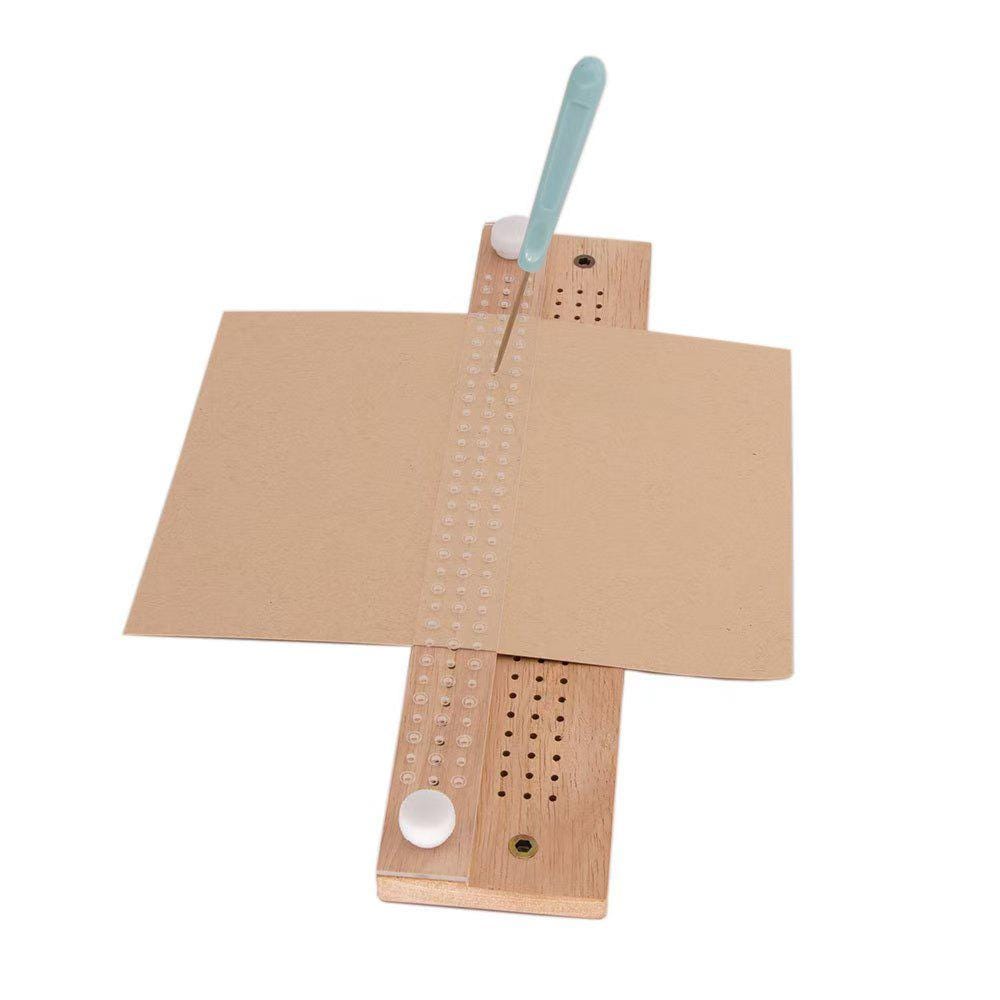 Complete Bookbinding Ruler Kit Bookbinding Easy Scrapbooking Tool Great Stencils and Cutter Guide Kit Made Into Journal Handbook