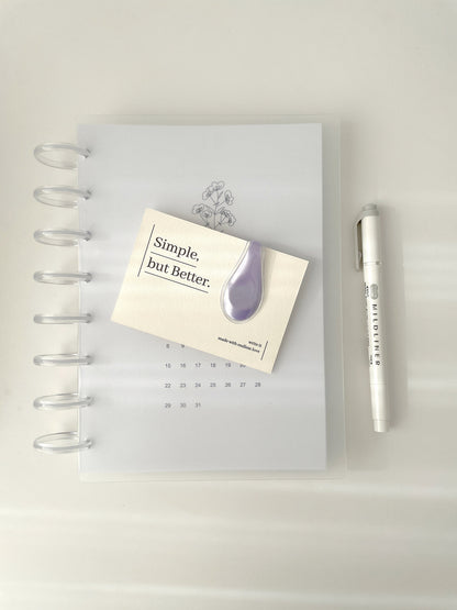 Magnetic Bookmark | Planner Clip | Aesthetic Paper Clip