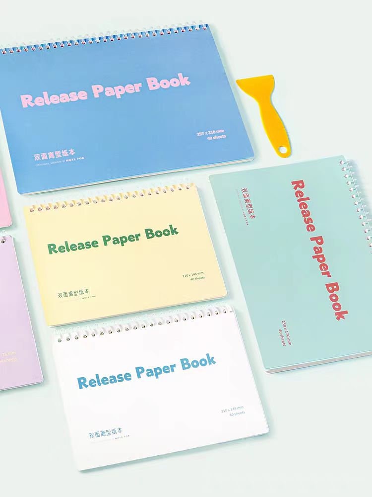 A5 B5 A4 Release Paper Book |Washi Tape Collection Book| Double Sided|Sticker Book|Collection Book| Reusable Release Pages|Collection album