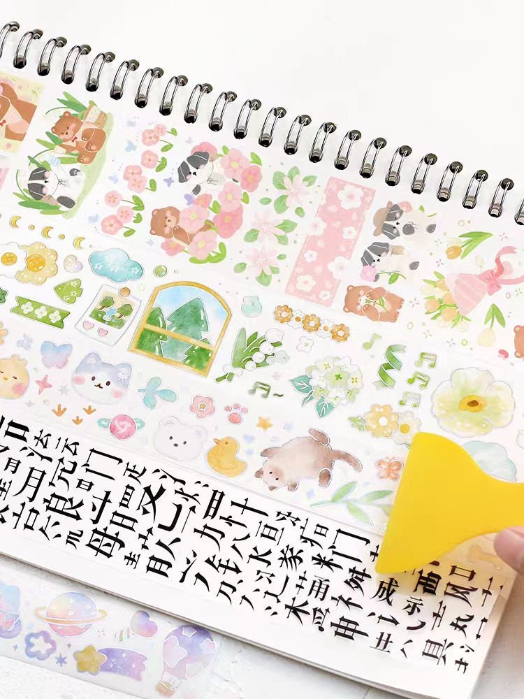 A5 B5 A4 Release Paper Book |Washi Tape Collection Book| Double Sided|Sticker Book|Collection Book| Reusable Release Pages|Collection album