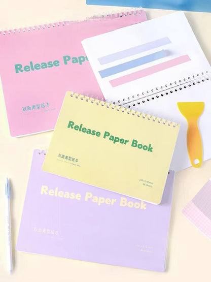 A5 B5 A4 Release Paper Book |Washi Tape Collection Book| Double Sided|Sticker Book|Collection Book| Reusable Release Pages|Collection album