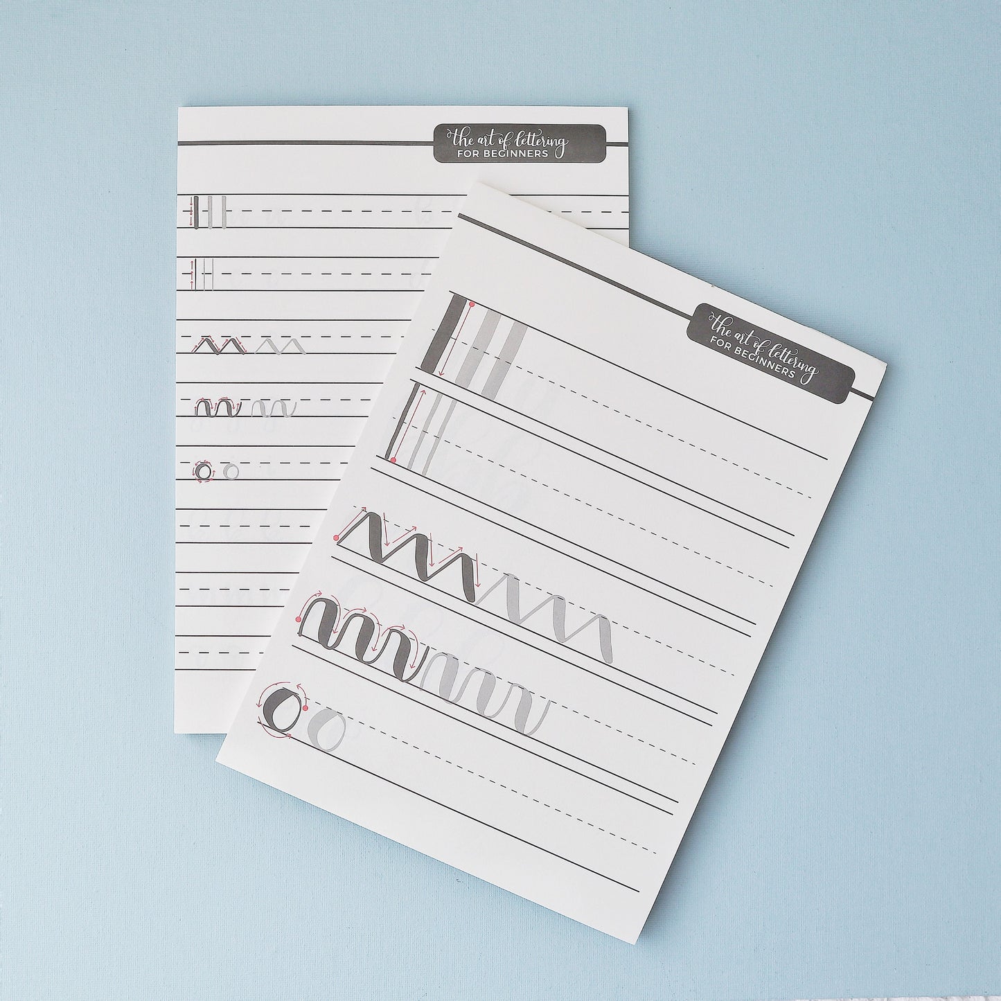 Brush Lettering Practice Sheets for Beginners | Calligraphy Practice Guide | Handwriting Worksheet