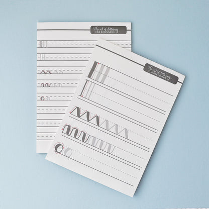 Brush Lettering Practice Sheets for Beginners | Calligraphy Practice Guide | Handwriting Worksheet