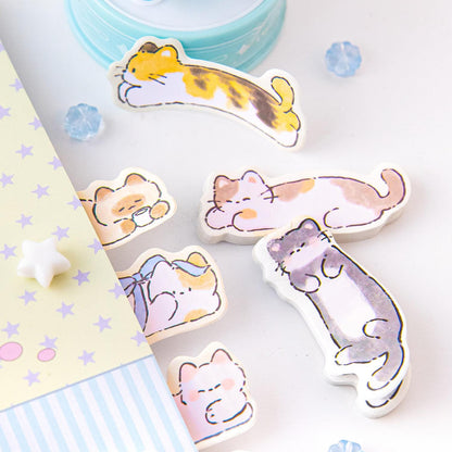 Kawaii Cats Sticky Page Marker | Book Annotation Book Tabs | Index Tabs | Page Markers | Sticky Tabs | Study School Planner Journal Supplies