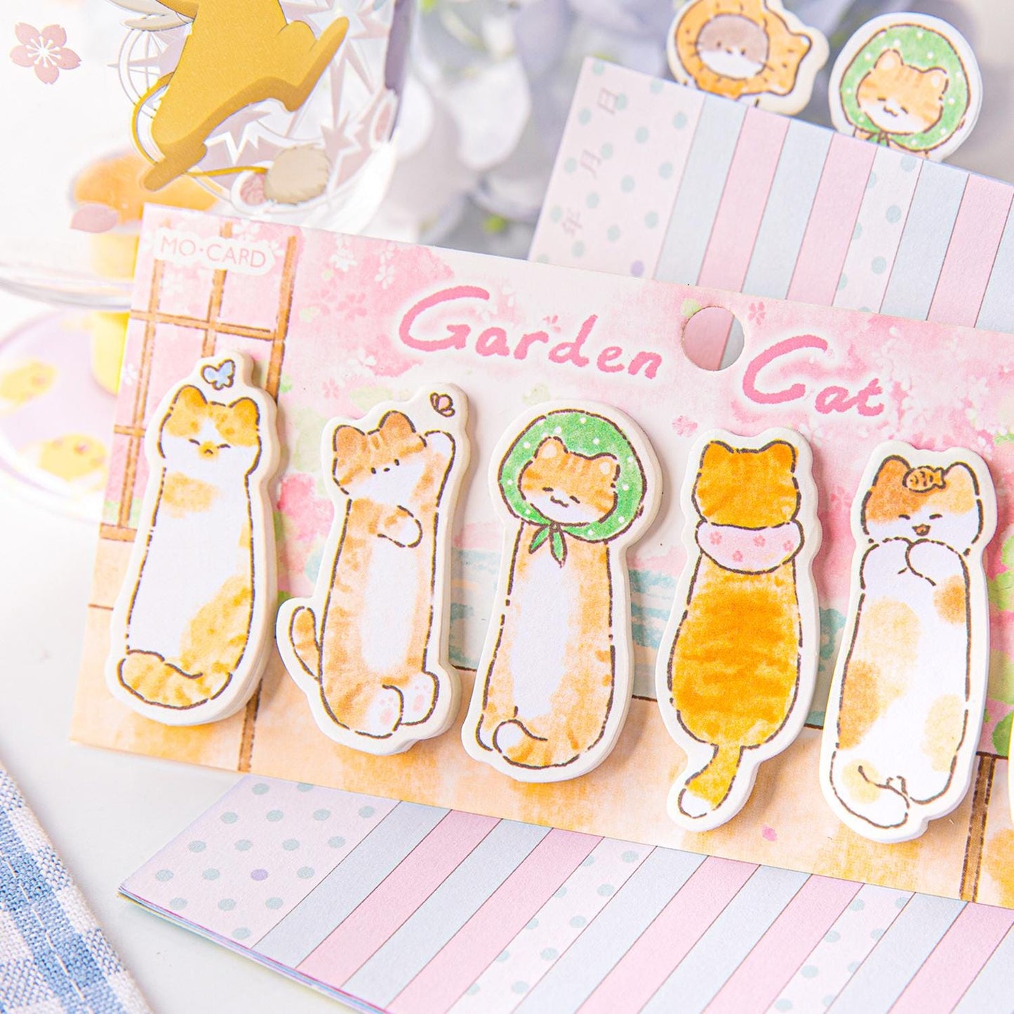 Kawaii Cats Sticky Page Marker | Book Annotation Book Tabs | Index Tabs | Page Markers | Sticky Tabs | Study School Planner Journal Supplies