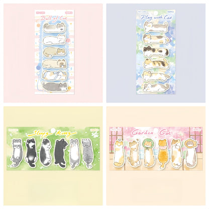 Kawaii Cats Sticky Page Marker | Book Annotation Book Tabs | Index Tabs | Page Markers | Sticky Tabs | Study School Planner Journal Supplies