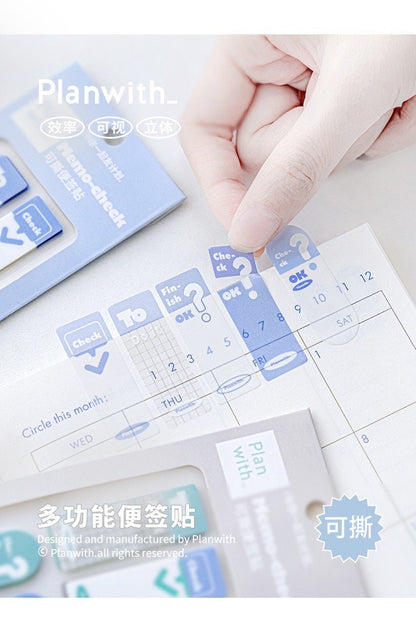 Tearable Sticky Notes | Page Flags | Page Markers | Sticky Tabs |  Office Study School Planner Supplies
