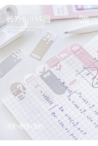 Tearable Sticky Notes | Page Flags | Page Markers | Sticky Tabs |  Office Study School Planner Supplies