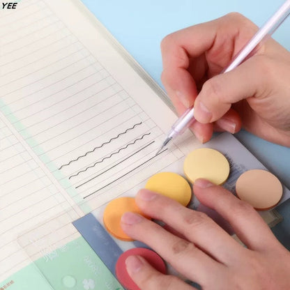 Circle Page Flags | Round Transparent Vellum notepad | Translucent Sticky Notes | Tracing Paper Sticky Notes | Office Study Planner