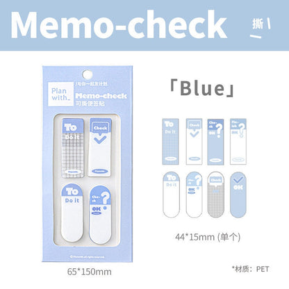 Tearable Sticky Notes | Page Flags | Page Markers | Sticky Tabs |  Office Study School Planner Supplies