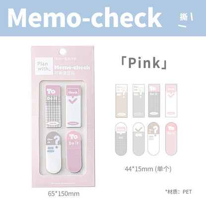 Tearable Sticky Notes | Page Flags | Page Markers | Sticky Tabs |  Office Study School Planner Supplies