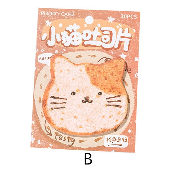 Cats and Dogs Bread Sticky Notes | Creative Planner Memo | To Do Sticky Notes | Kawaii Notepad | Cute Memo Pad