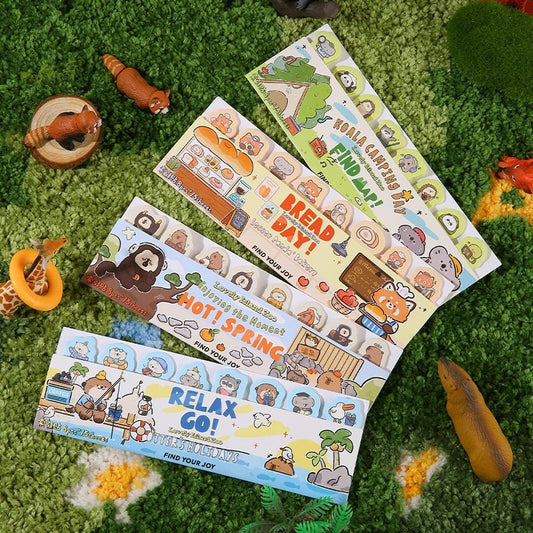 Kawaii Animal Page Marker | Sticky Notes | Page Flags | Page Markers | Sticky Tabs | Cute Study School Planner Stationery Journal Supplies