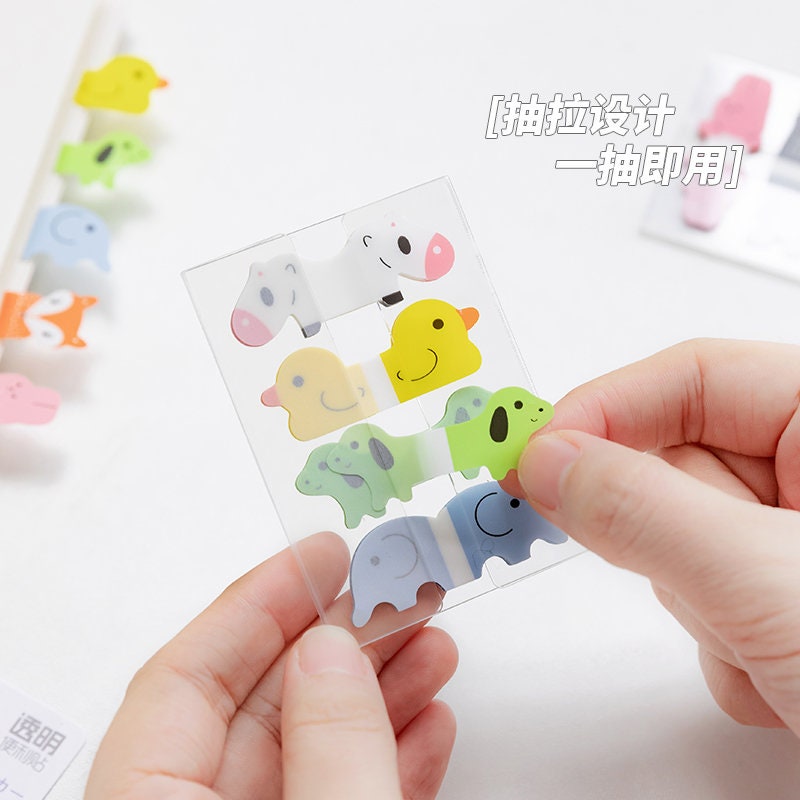 Cute Transparent Index Sticky Notes | Page Markers | Index Stickers | Planner  | Study Supplies