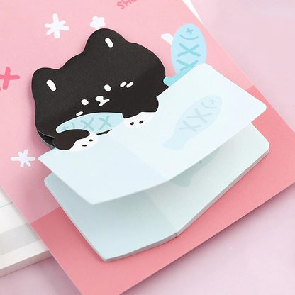 Cute Cat Sticky Notes | Cat's Box Planner Sticky Memo Pad | Writing Pad | Planner Memo | Stationery Planner Journal Accessory Supplies