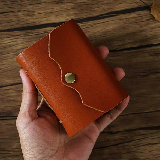Mini 100% Genuine Leather Journal Notebook | Pocket Portable Journal Agenda Planner | Vintage Travel Journal | Gift for Her Him