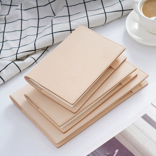 Genuine Leather Cover | A5 A6 B6 Slim Size | Minimal Planner hobonichi Refillable Notebook Cover | Suitable for Hobonichi & Midori