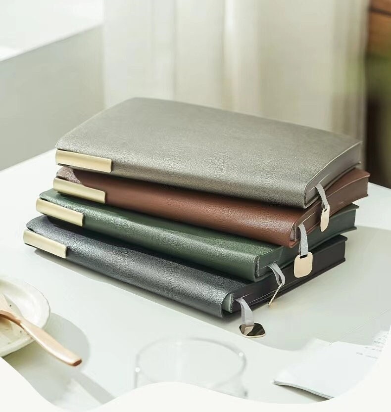 A5 Soft Vegan Leather Lined Notebooks | Bullet Journal | School Office Study Student Notebook | Journal Diary Agenda Planner