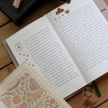 Undated Daily Journal Planner for One Year | 400 Pages | Premium Vegan Leather Journal Notebook | 2025 B6 Journal Agenda Planner
